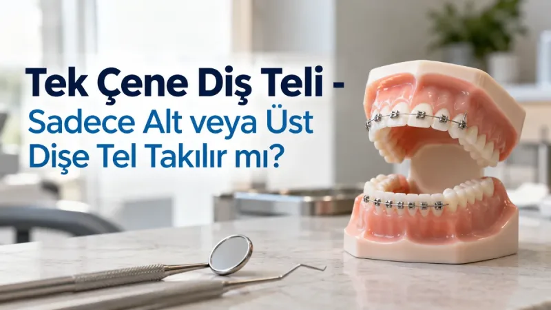 Tek Çene Diş Teli - Sadece Alt veya Üst Dişe Tel Takılır mı?